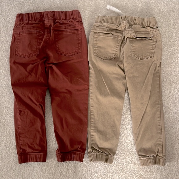 Cat & Jack twill jogger pants 3T - set of 5 - Picture 3 of 8